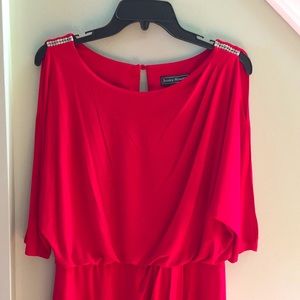 2 / $20 Jessica Howard Dress, flowy top with cut out sleeves, wrap skirt